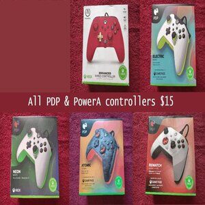 PDP & PowerA Xbox controllers (wired) FOR SALE!